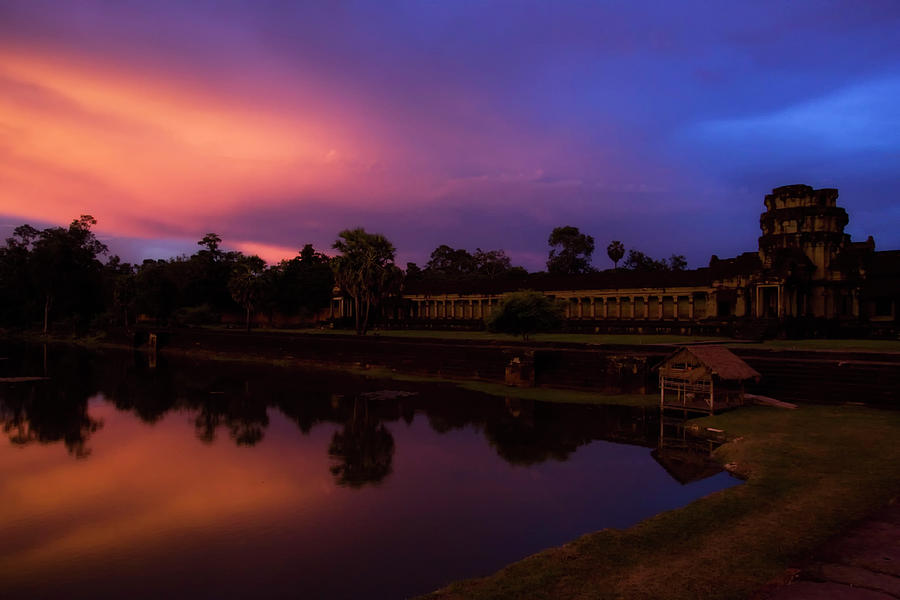 Sunset Over Angkor Wat Photograph by El-branden Brazil Sunset Over Angkor Wat Photograph by El-branden Brazil