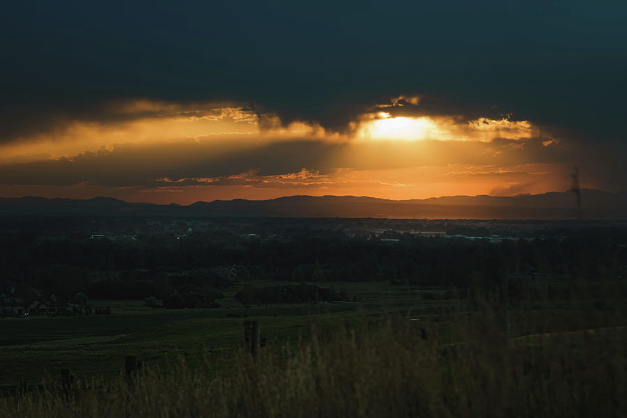 Sunset over Bozeman Photograph by Nisah Cheatham