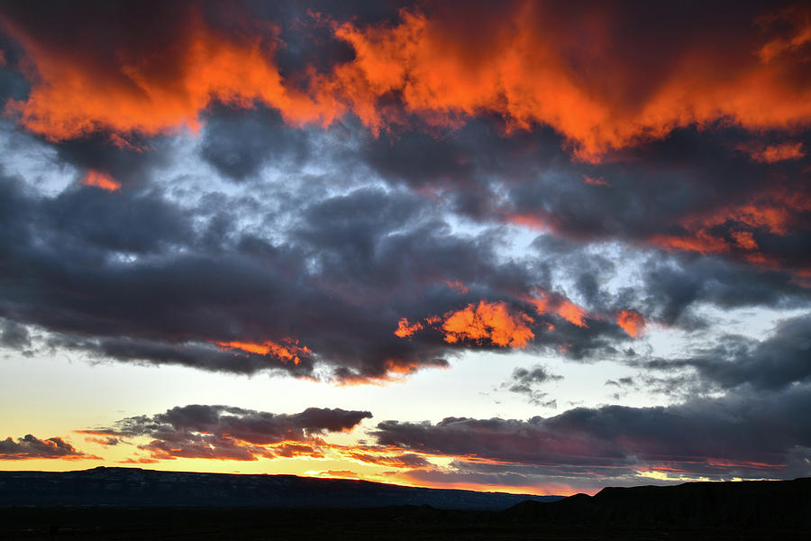 Sunset over Grand Junction Colorado Photograph by Ray Mathis