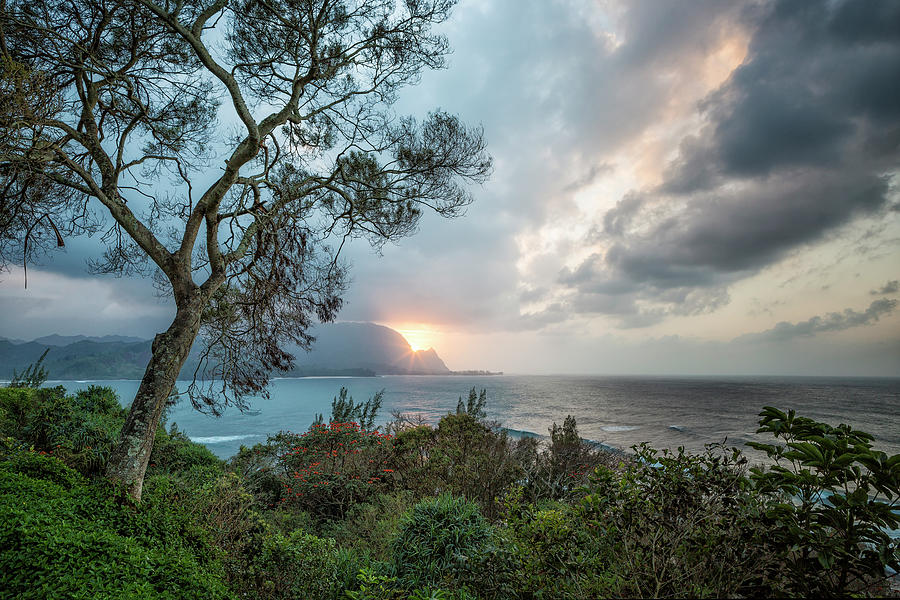 Sunset Over Hanalei Bay from St Regis by Belinda Greb Sunset Over Hanalei Bay from St Regis by Belinda Greb