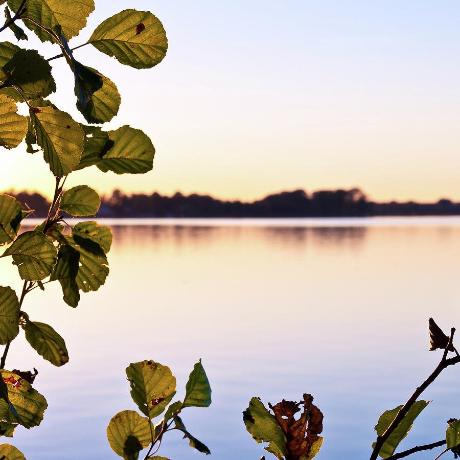 Sunset Over Lake Hjalmaren Photograph by Christian Lundgren
