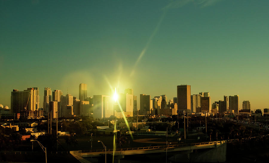 Sunset over Miami, the Magic City by Anna Yanev Sunset over Miami, the Magic City by Anna Yanev
