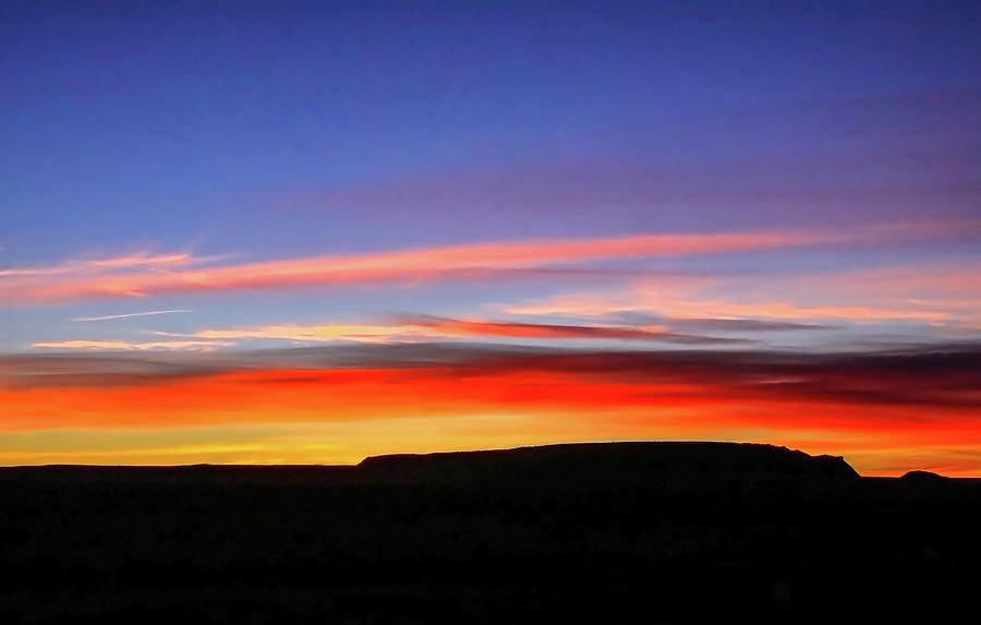 Sunset over Navajo Lands Photograph by Dawn Richards