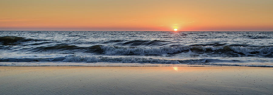 Nature Photograph - Sunset Over North Sea At Island by Photograph By Dr. Andreas Zachmann