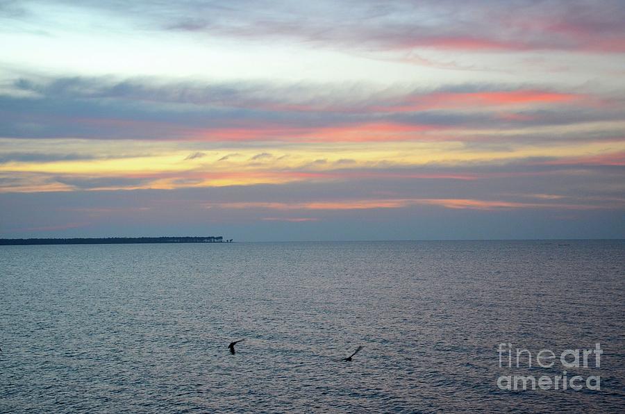 Sunset over ocean at Fort Hammenhiel Jaffna Peninsula northerm Sri Lanka  Photograph by Imran Ahmed