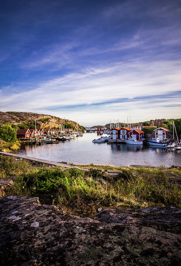 Sunset over old fishing port Photograph by Nicklas Gustafsson