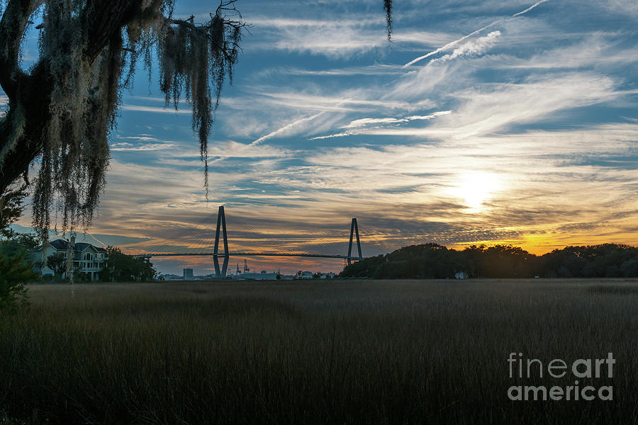 Sunset Over Remleys Point - Charleston Photograph