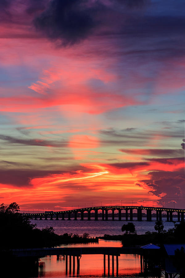 Sunset Over the Bayou Photograph by JASawyer Imaging