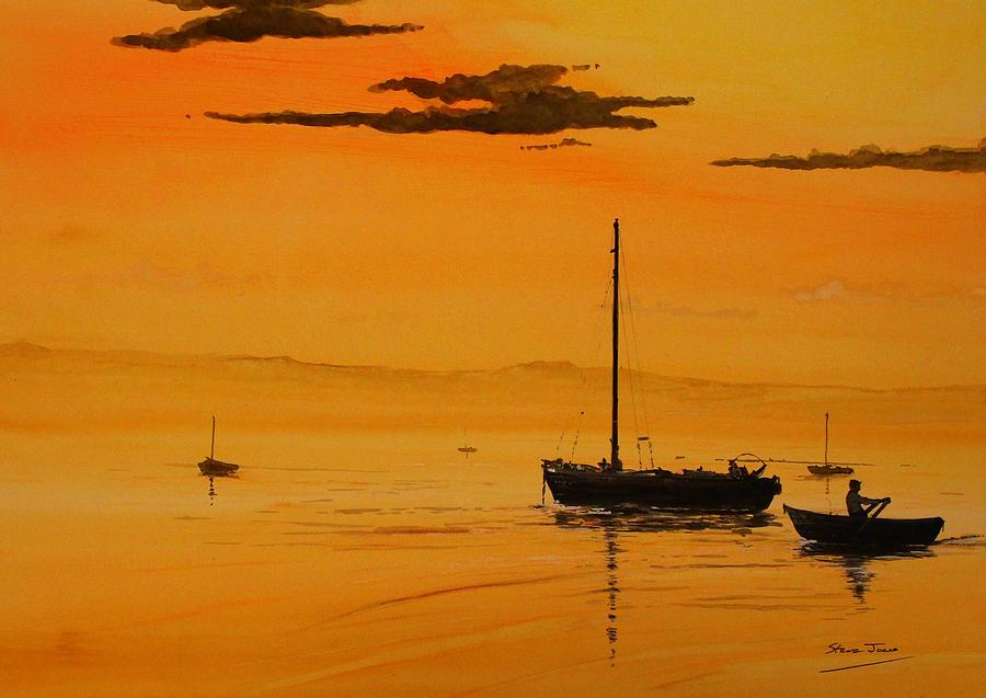 Sunset over the Dee by Steve Jones Sunset over the Dee by Steve Jones