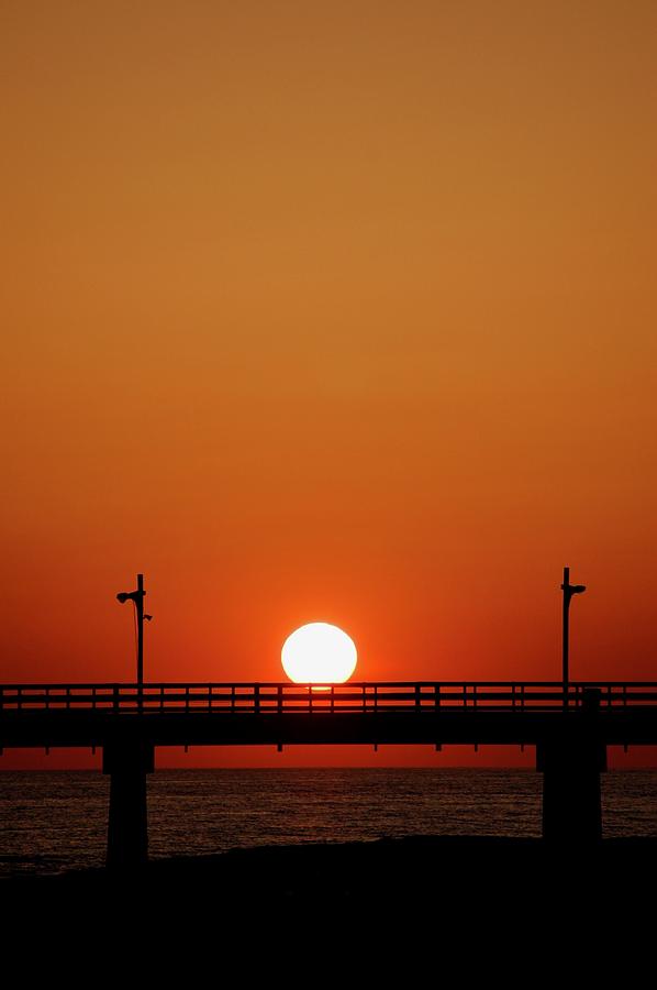 Sunset Over The Gulf Photograph by Dennis Schmidt