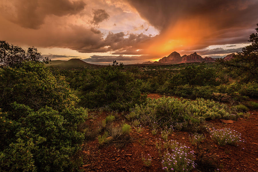 Sunset over the Mountains by Rick Strobaugh Sunset over the Mountains by Rick Strobaugh