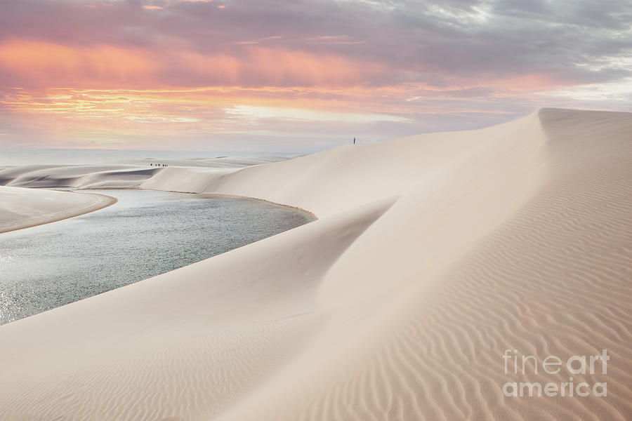 Brazil Photograph - Sunset Over The Sand Dunes And Lagoons by Thanosquest Brazil Photograph - Sunset Over The Sand Dunes And Lagoons by Thanosquest