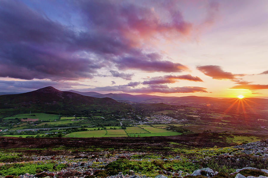Sunset Over The Sugarloaf Mountain And Photograph by Sigita Playdon Photography