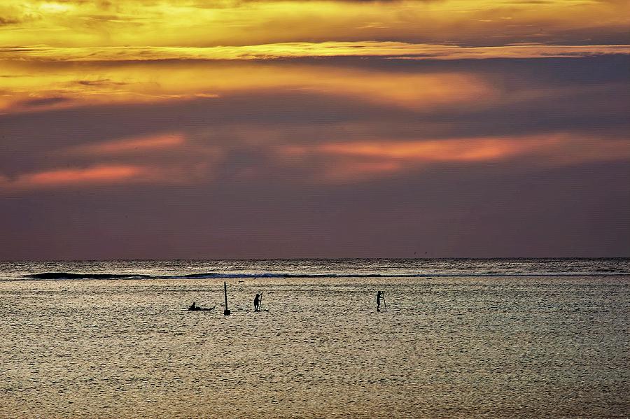Sunset Paddle Photograph by Heidi Fickinger