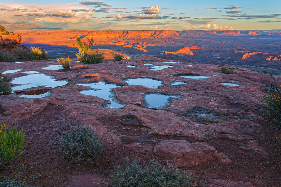 Canyonlands National Park Photograph - Sunset Potholes by Angelo Marcialis