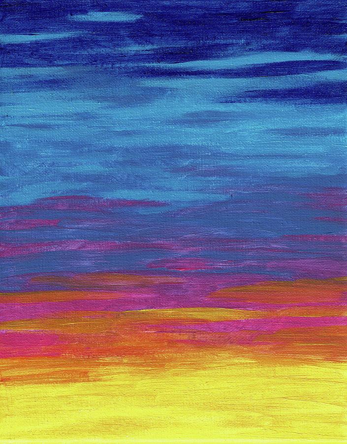 Sunset Painting by Sarah Warman