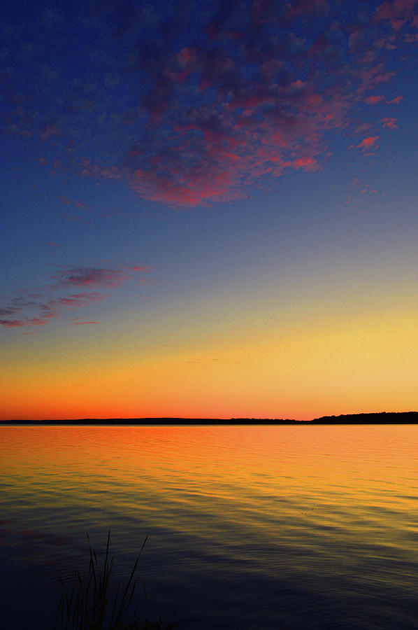 Sunset Set Colors In August Photograph by Lyle Crump - Fine Art America