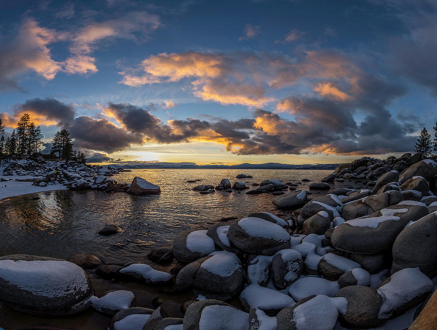 Sunset Snow by Martin Gollery Sunset Snow by Martin Gollery