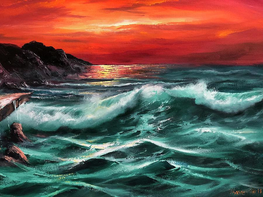Sunset Painting - Sunset 1 by Soham Jhaveri