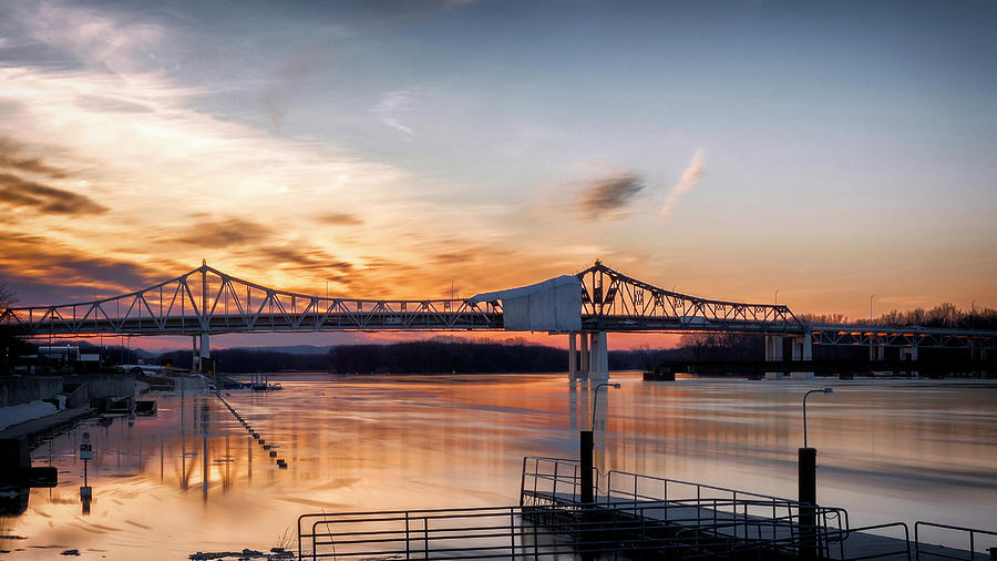 Sunset - Spring Flood of 2019 by Al Mueller Sunset - Spring Flood of 2019 by Al Mueller
