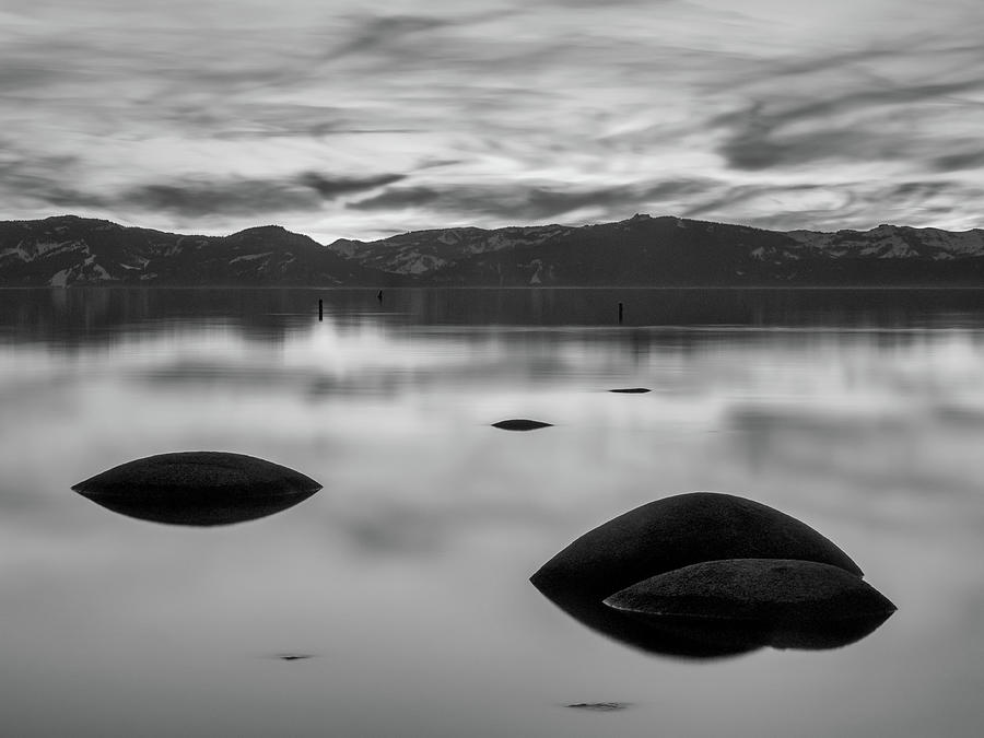 Sunset Stones Photograph by Martin Gollery