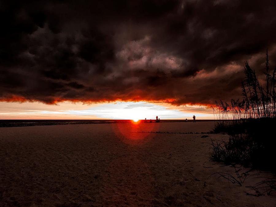Sunset Storm Over Anna Maria by Robert Stanhope Sunset Storm Over Anna Maria by Robert Stanhope