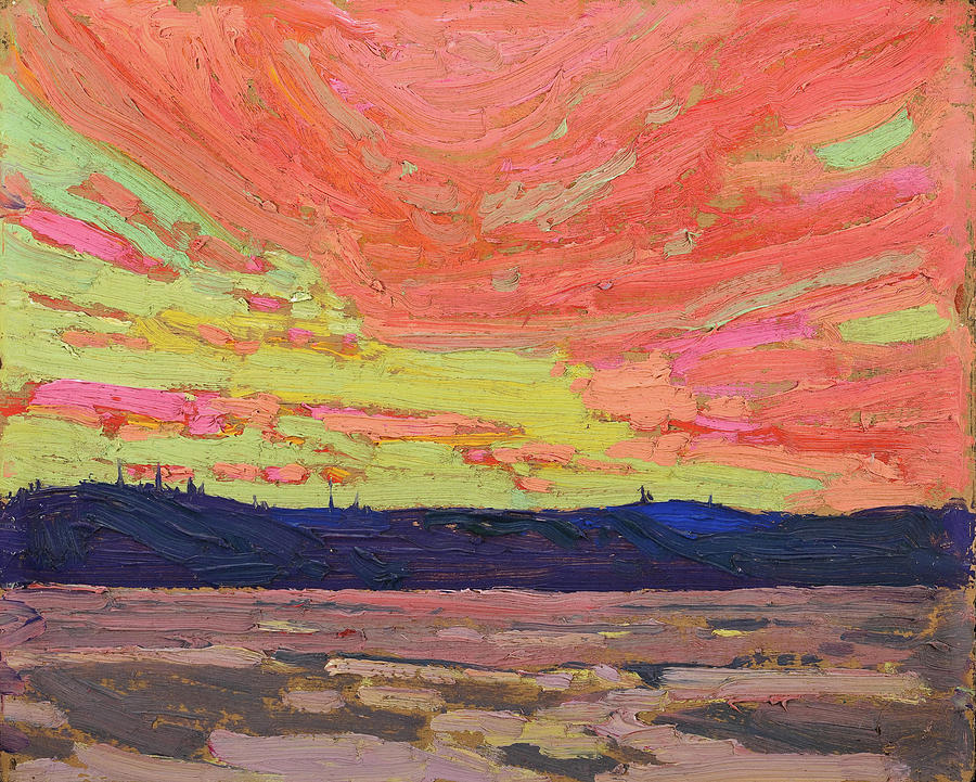 Sunset summer by Tom Thomson