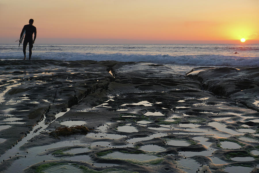 Sunset Surf Sayonara 2 Photograph by Richard A Brown