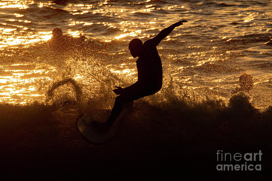 Surfer Photograph - Sunset Surfer 5159 by Craig Corwin Surfer Photograph - Sunset Surfer 5159 by Craig Corwin