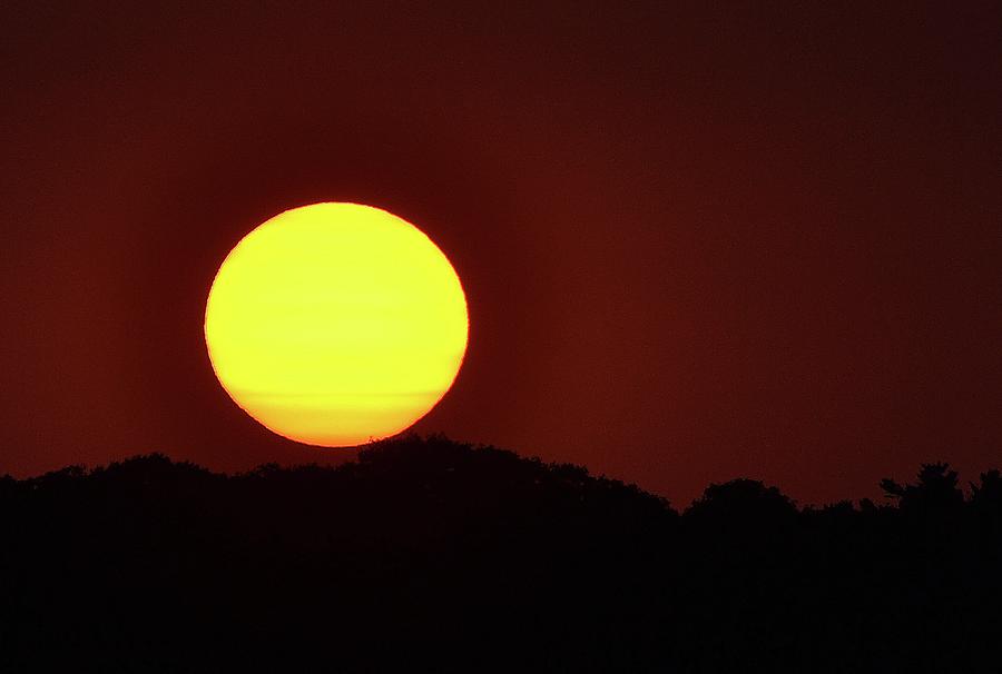 Sunset Through The Smoke Two Photograph by Lyle Crump - Fine Art America