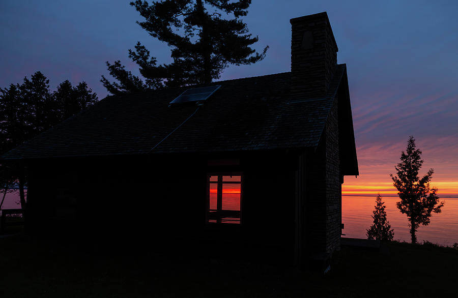 Sunset Through The Window Photograph by Paul Schultz