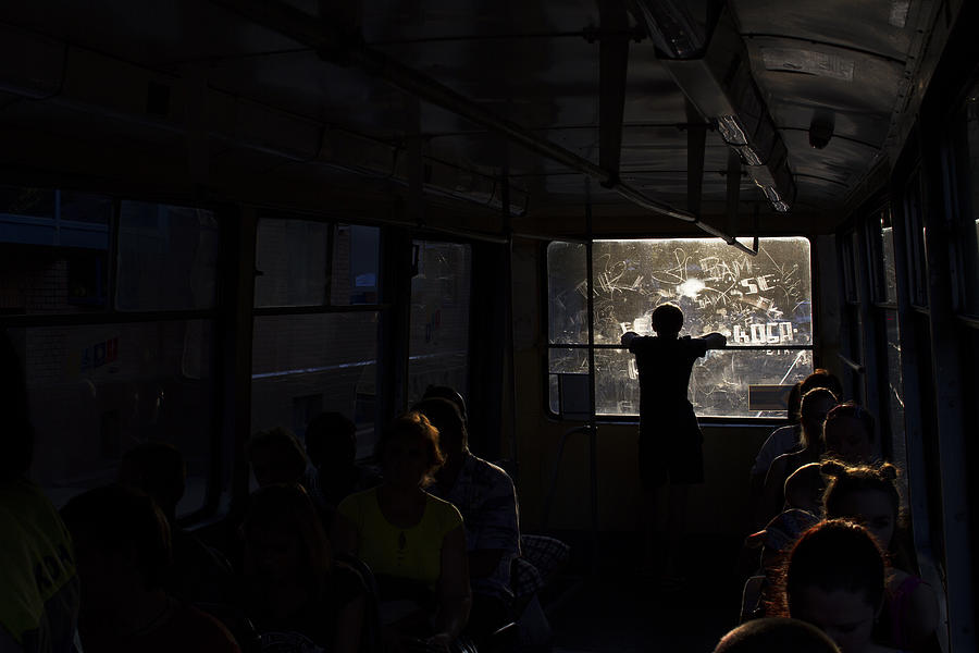 Sunset Train Photograph by Konstantin Tsokur