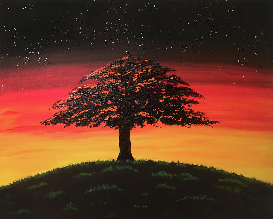 Sunset Tree by Darrel Stinson