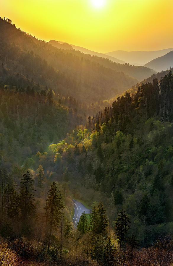 Fall Photograph - Sunset Valley In The Smokies by Jonathan Ross