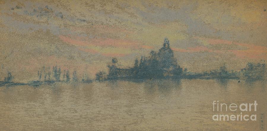 Sunset Venice, C.1880 1903-1904 Drawing by Print Collector