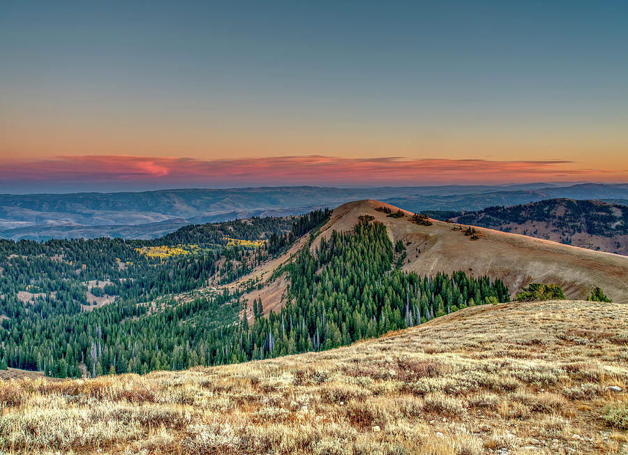 Sunset View from Logan Peak by Roderick Bley Sunset View from Logan Peak by Roderick Bley