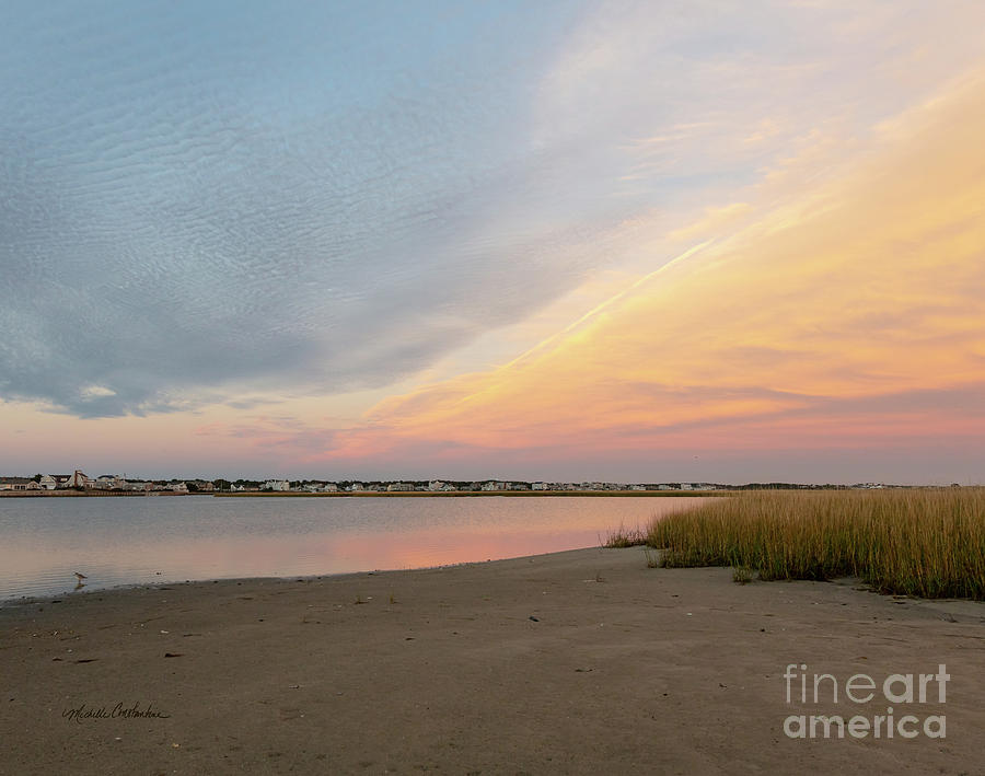 Sunset Photograph - Sunset West Dennis Cape Cod by Michelle Constantine