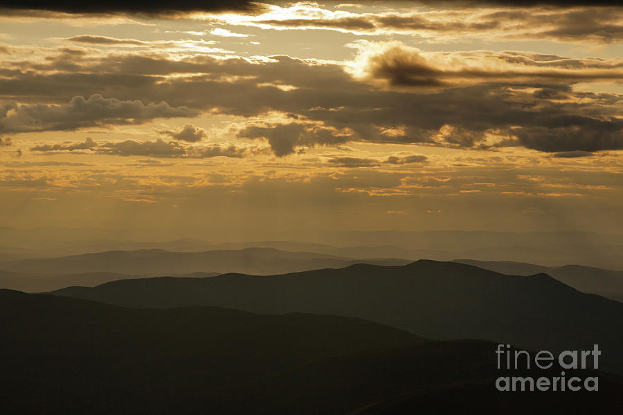 Nature Photograph - Sunset - White Mountains New Hampshire USA by Erin Paul Donovan
