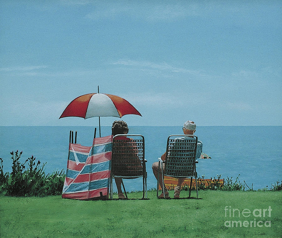 Sunshade Painting by Simon Cook