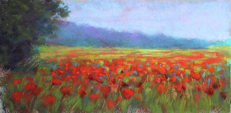 Sunshine and Poppies Painting by Susan Jenkins