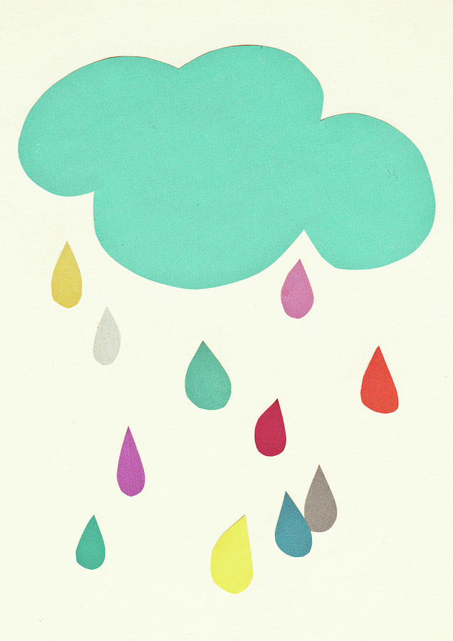 Clouds Mixed Media - Sunshine and Showers by Cassia Beck Clouds Mixed Media - Sunshine and Showers by Cassia Beck