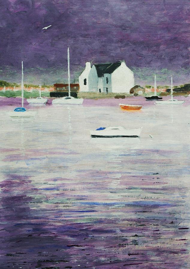 Sunshine before the storm Brittany Painting by Nigel Radcliffe
