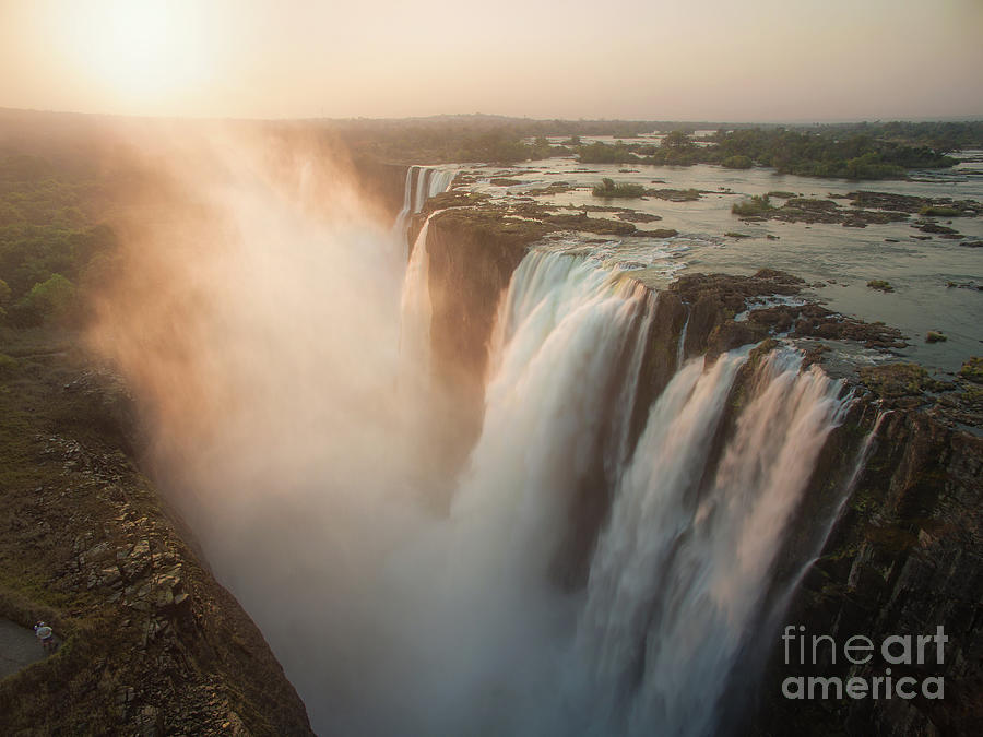 Sunshine On Victoria Falls Photograph by Singhaphanallb