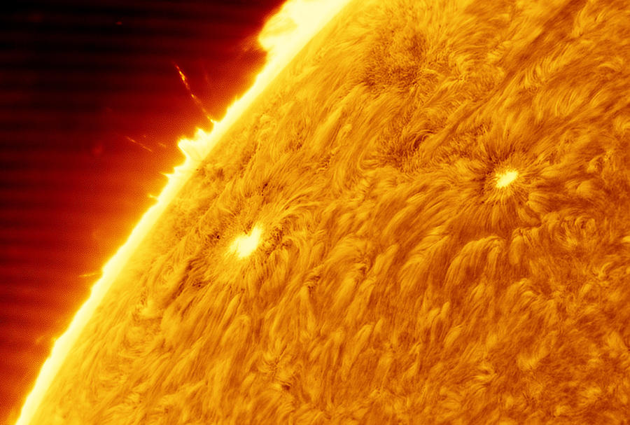 Sunspots Photograph by David Dayag