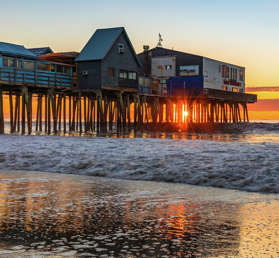 Sunstar At Pier Patio Old Orchard Beach by Dan Sproul Sunstar At Pier Patio Old Orchard Beach by Dan Sproul