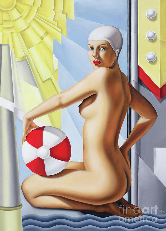 Nude Painting - Sunworshipper I by Catherine Abel