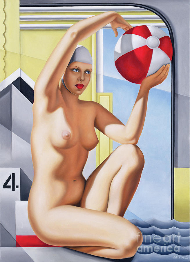 Nude Painting - Sunworshipper II by Catherine Abel