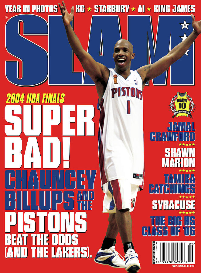 Super Bad! Chauncey Billups and the Pistons Beat the Odds SLAM Cover Photograph by Getty Images