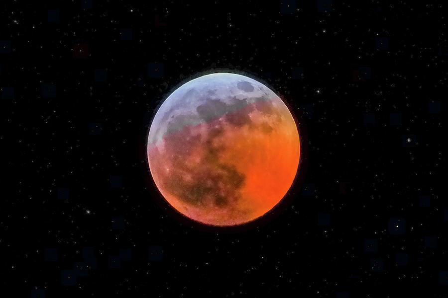Super Blood Moon Eclipse 2019 Photograph by Tom and Pat Cory
