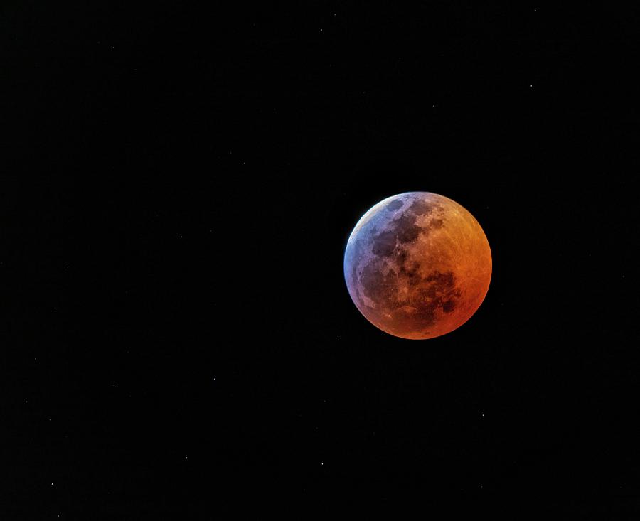 Super Blood Wolf Moon Photograph by Rand Ningali